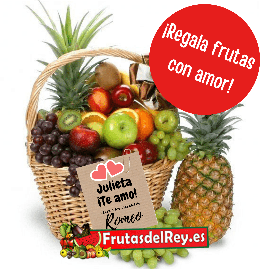 Combatiente trigo Preciso Cesta de frutas para regalo - Selección de frutas tropicales -  FrutasDelRey.es - Cestas de frutas a domicilio